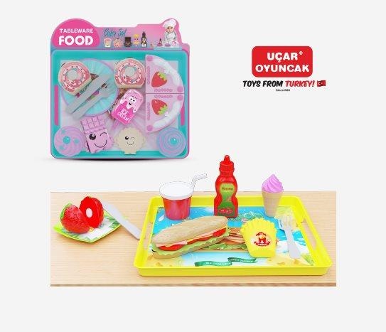 Sandviç/Çilekli Kek Seti