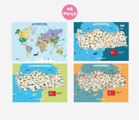 Çerçeve Harita Puzzle