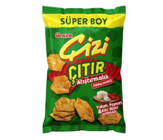 Ülker Çizi Çıtır - Tulum Peynir & Köz Biber Aromalı Kraker