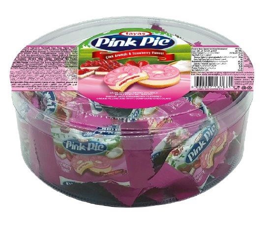 Pink Pie - Çilek Kremalı Bisküvi