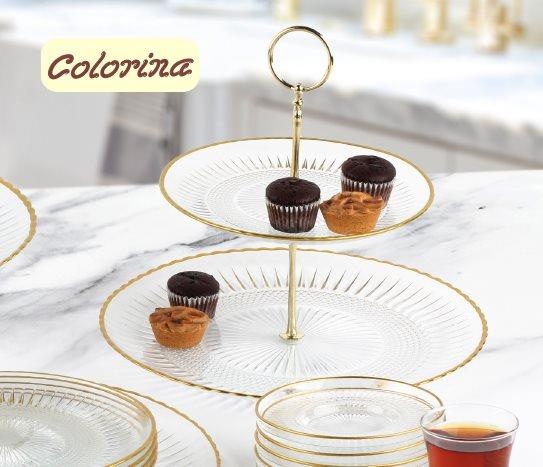 Altın Rimli İki Katlı Kurabiyelik