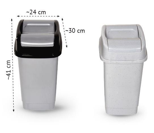 Ortadan Açılır Kapaklı Çöp Kovası