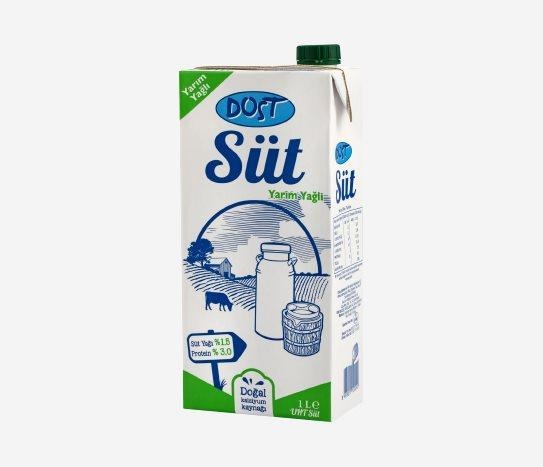 Dost - Yarım Yağlı Süt