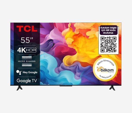 55 İNÇ 4K ULTRA HD GOOGLE TV 55V6B