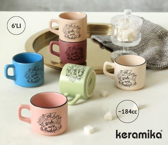 Dekorlu Çay Fincan Seti