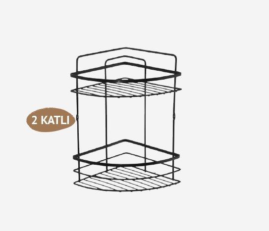 Siyah Metal Üçgen Köşelik