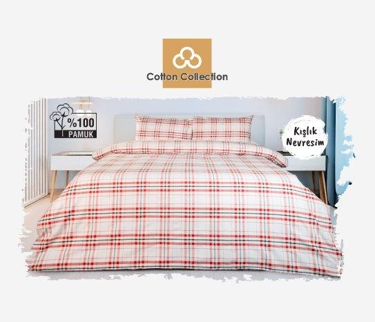 Çift Kişilik Flanel Nevresim Seti