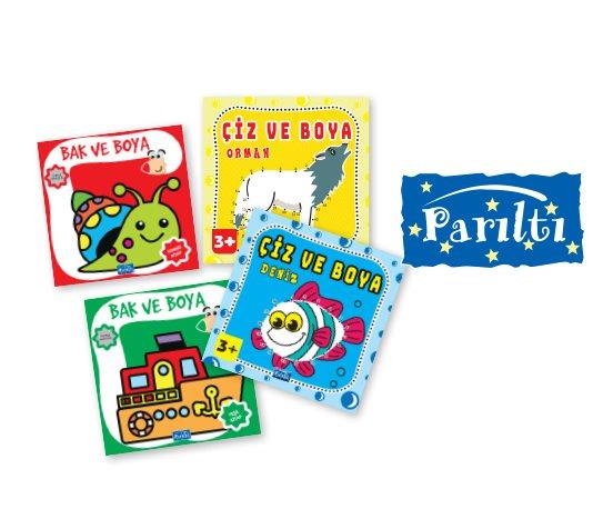 Çiz -Boya-Bak Boyama Kitapları