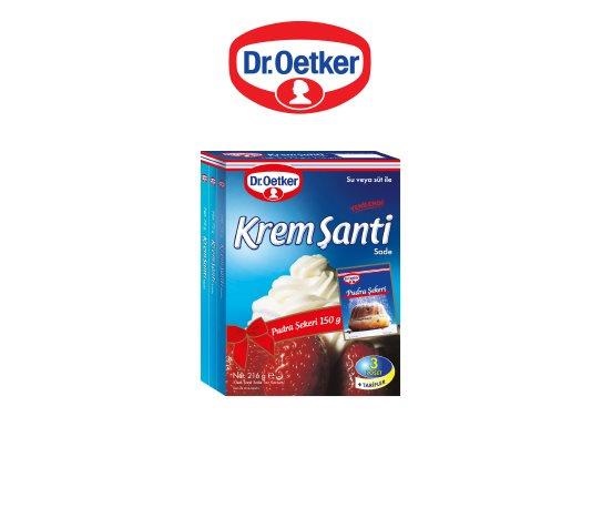 Dr. Oetker - Krem Şanti 216 g + Pudra Şekeri 150 g