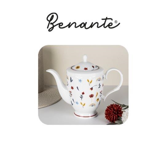 Porselen Desenli Demlik