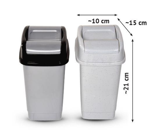 Ortadan Açılır Kapaklı Çöp Kovası