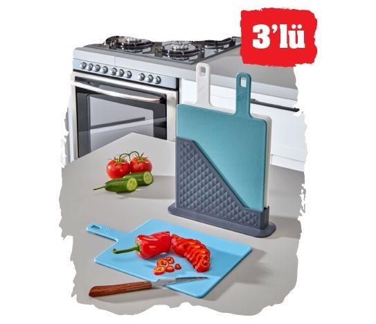 Standlı Kesme Tahtası Seti