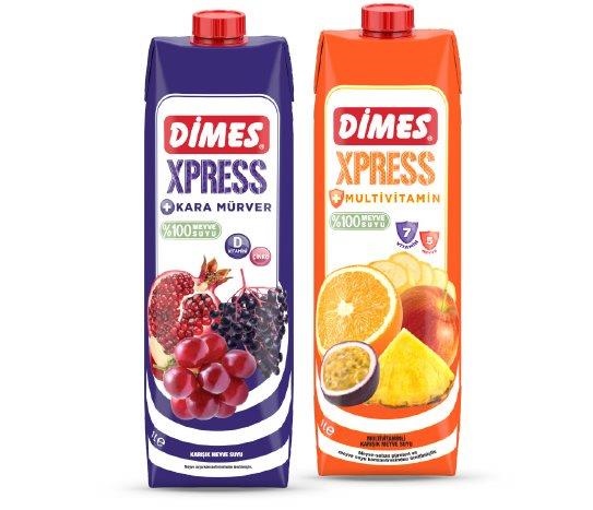 Dimes - Express %100 Meyve Suyu Çeşitleri