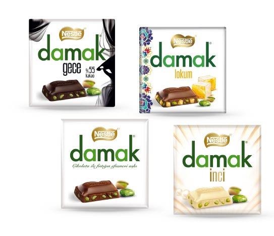 Damak - Çikolata Çeşitleri