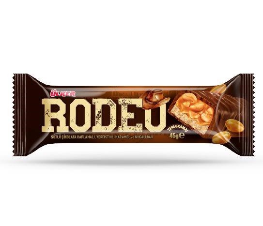 Ülker Rodeo - Sütlü Çikolata Kaplamalı Yer Fıstıklı Karamelli Bar