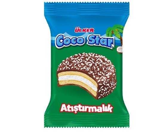 Ülker Cocostar - Hindistan Cevizi Parçacıklı Kakao Kaplamalı Bisküvi