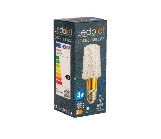 Ledolet Vase Crystal Ampul