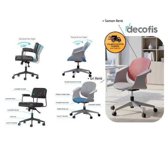 Sisa Çalışma Sandalyesi