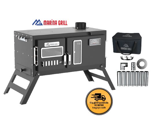 KUZİNE FIRINLI KAMP VE EV SOBASI