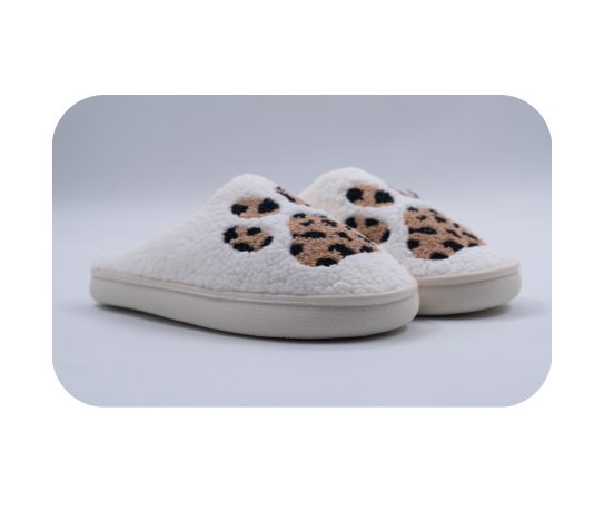 Kedi Desenli Terlik Kadın