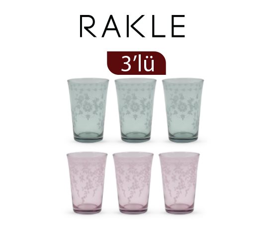 Renkli Meşrubat Bardağı ~ 290 cc