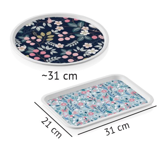 Desenli Tepsi Çeşitleri