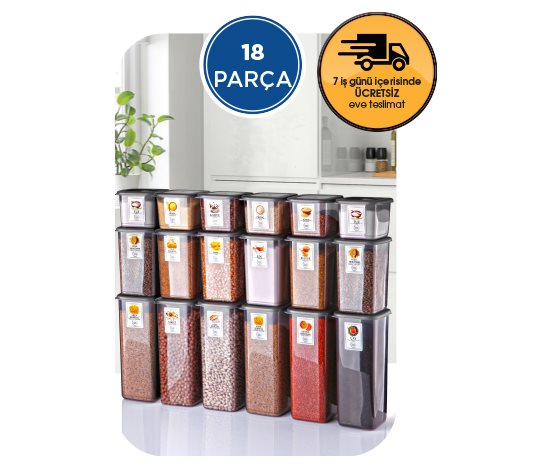 Erzak Saklama Kabı Seti