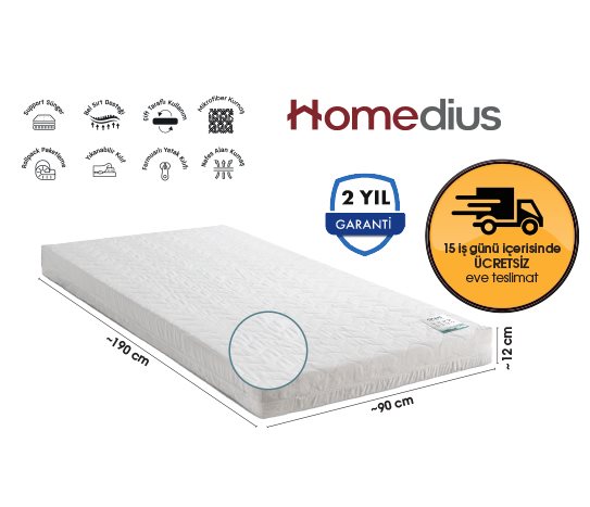 Smart Sünger Tek Kişilik Yatak