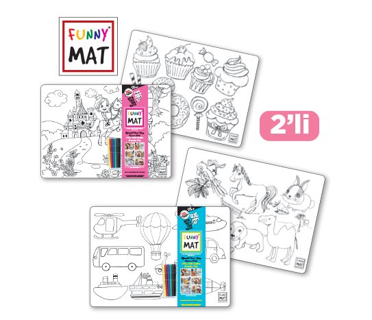 Keçeli Kalemli Boyanabilir Mat