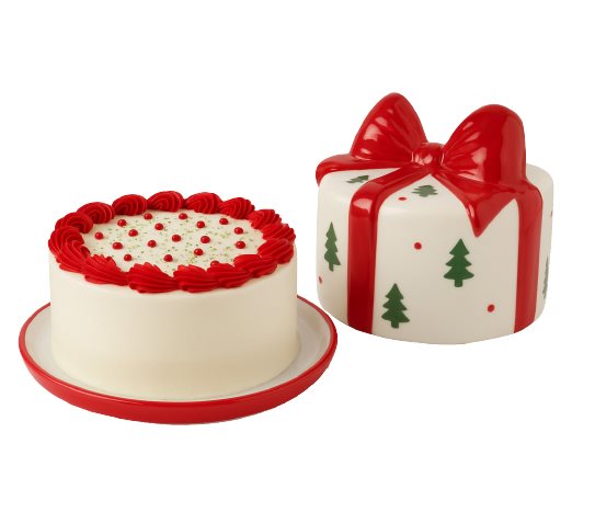 Kapaklı Kek Standı ~ 15x15x13 cm