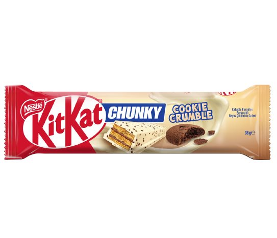 Nestle Chunky Kurabiye Parçacıklı Beyaz Çikolatalı Gofret