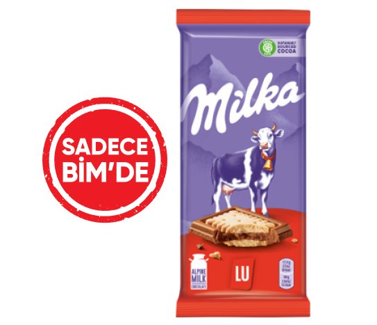 Milka Lu Krakerli Tablet Çikolata