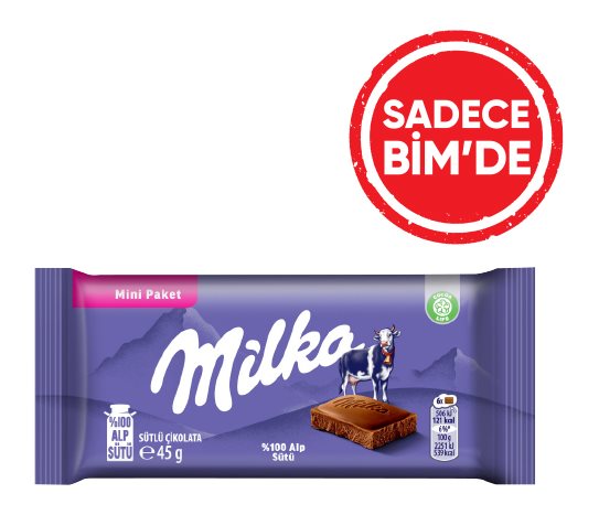 Milka Sütlü Tablet Çikolata