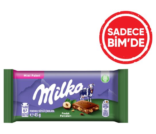 Milka Sütlü Fındıklı Tablet Çikolata