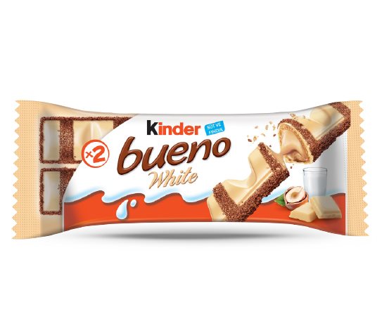 Kinder Bueno White Beyaz Çikolata Kaplamalı Gofret