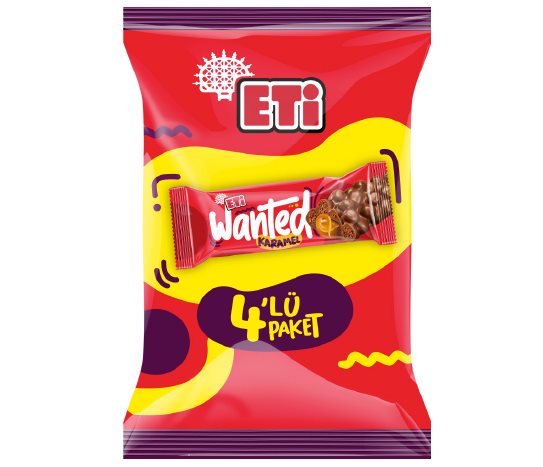 Eti Wanted Çikolata Kaplı Karamelli Bar