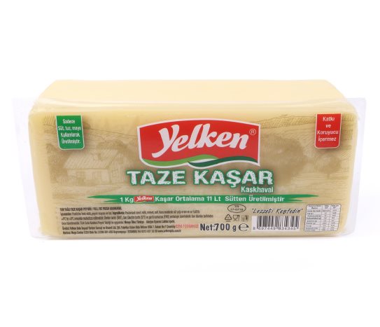 Yelken Tam Yağlı Taze Kaşar Peyniri