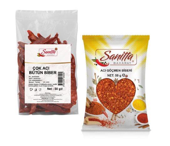 Sanitta Çok Acı Bütün Biber /Acı Göçmen Biberi