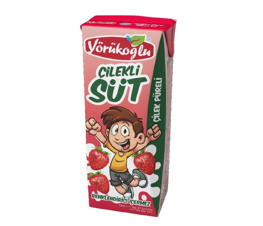 Yörükoğlu Çilekli Süt