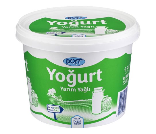 Dost Yarım Yağlı Yoğurt