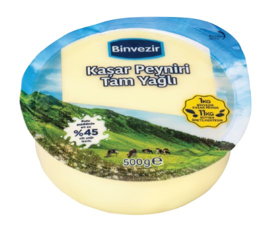 Binvezir Tam Yağlı Taze Kaşar Peyniri