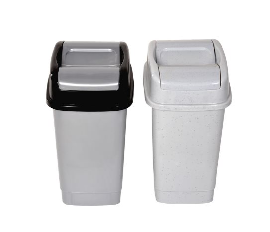 Ortadan Açılır Kapaklı Çöp Kovası