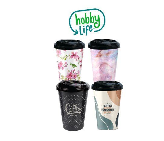 Desenli Kahve Bardağı