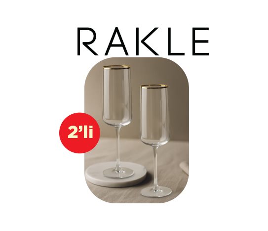 Rimli Ayaklı Kahve Yanı Su Bardağı