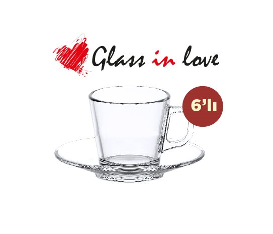 Cam Çay Fincan Seti