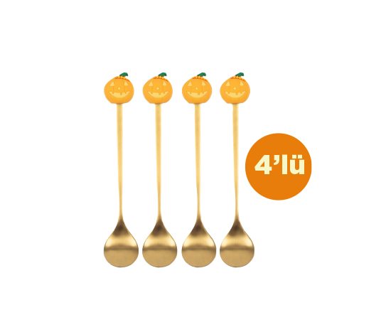 Benante Balkabağı Şekilli Tatlı Kaşığı