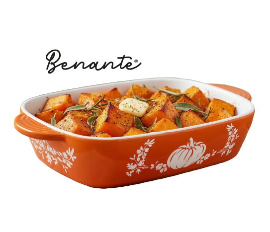 Benante Balkabağı Dekorlu Fırın Kabı