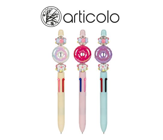 Eğlenceli 4 Renkli Tükenmez Kalem