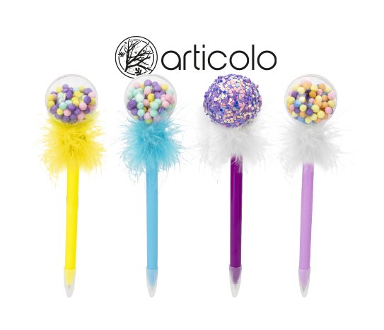 Tüylü Eğlenceli Tükenmez Kalem