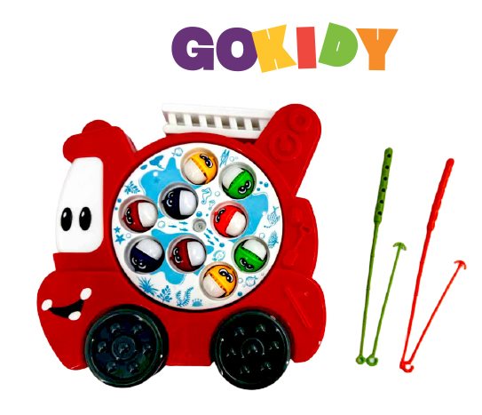 Müzikli Araba Balık Tutma Oyuncağı